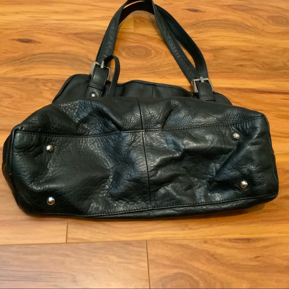 B. Makowsky Black Leather handbag - Picture 4 of 14